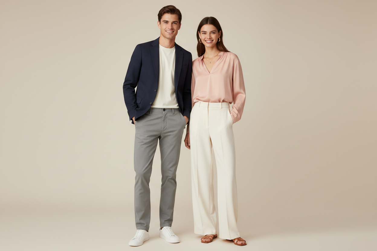 Modelos con estilo elegante e informal